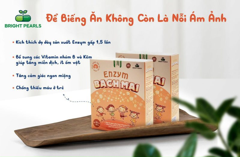 Enzym Bạch Mai - Giúp bé ăn ngủ ngon hơn- tăng cường sức đề kháng