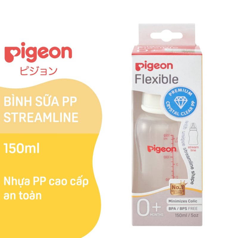Bình sữa PP Streamline Pigeon 150ml/ 250ml
