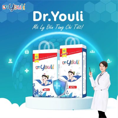 Bỉm dán/quần Dr.Youli Y tế S60/M52/L48/XL44/XXL42/XXXL40