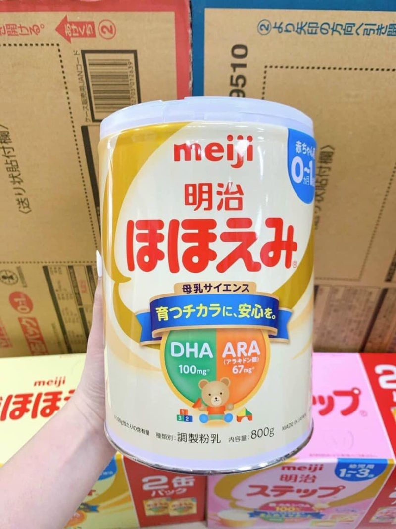 Sữa Meiji lon nội địa Nhật 800gr