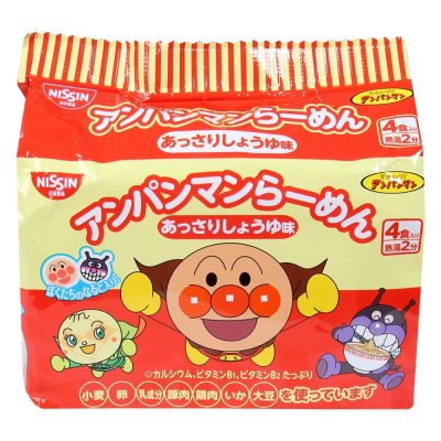 Mì Ramen Anpanman màu đỏ, hiệu Nissin 90g/gói