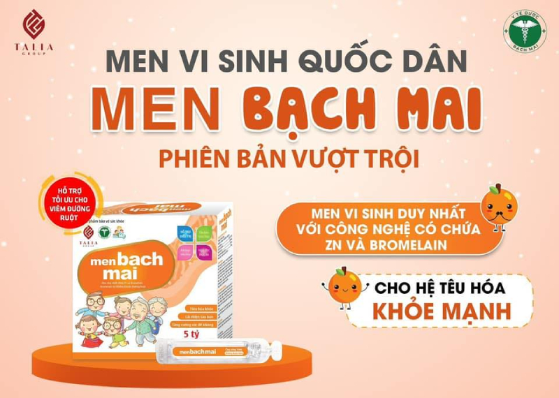 men vi khuẩn sống Bạch Mai